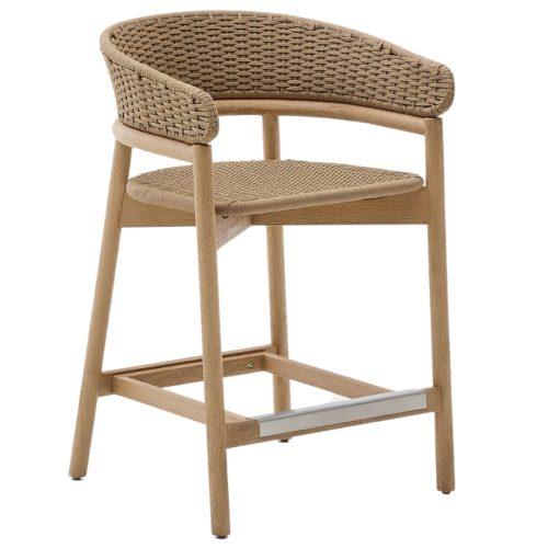 Béžová zahradní barová židle Kave Home Arinella 65 cm Kave Home