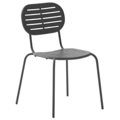 Šedá kovová zahradní židle Kave Home Brai Kave Home