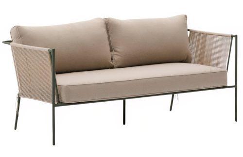 Béžovo-zelená zahradní pohovka Kave Home Zivia 178 cm Kave Home