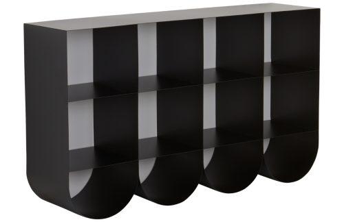 Jotex Černý kovový botník WAWAY 120 x 30 cm Jotex