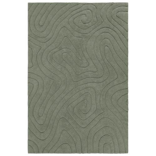 Jotex Zelený bavlněný koberec SHIV 200 x 300 cm Jotex