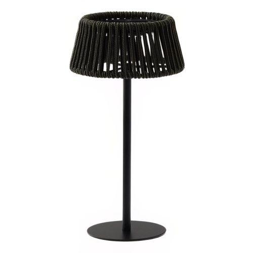 Tmavě zelená zahradní solární LED lampa Kave Home Aldet Kave Home