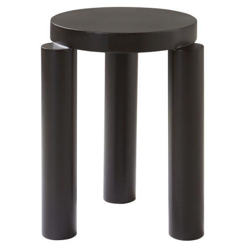 Jotex Černý kovový odkládací stolek SALA 36 cm Jotex