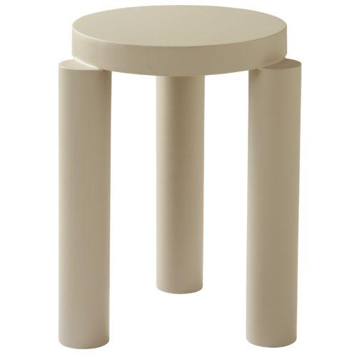Jotex Béžový kovový odkládací stolek SALA 36 cm Jotex