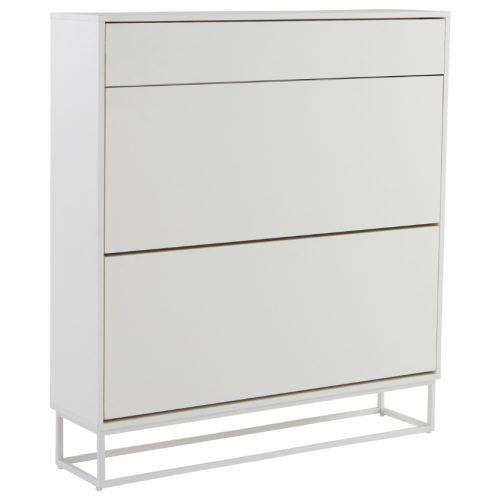 Jotex Bílý lakovaný botník LYCKEBY 100 x 25 cm Jotex