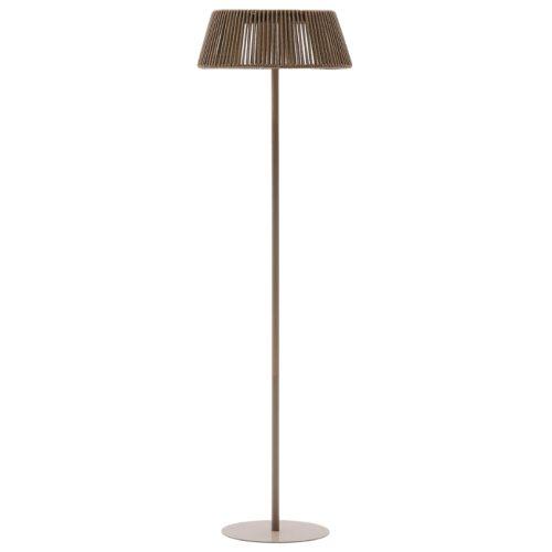 Béžovošedá zahradní solární LED lampa Kave Home Aldet 160 cm Kave Home