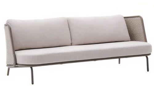 Béžovošedá zahradní pohovka Kave Home Sedalis 210 cm Kave Home