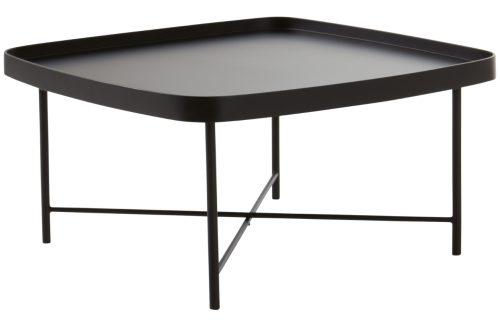 Jotex Černý lakovaný konferenční stolek TACOMA 80 x 80 cm Jotex