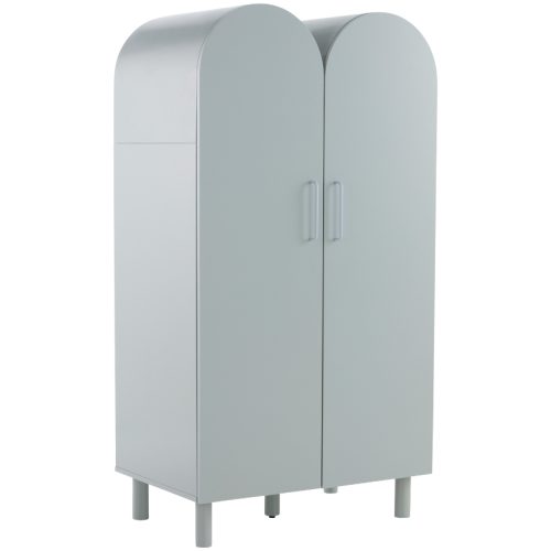 Jotex Světle modrá lakovaná šatní skříň DANTE 150 x 80 cm Jotex