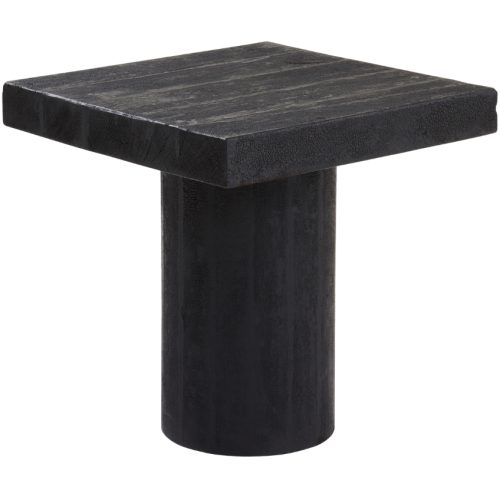 Jotex Černý dřevěný odkládací stolek KATLA 40 x 40 cm Jotex