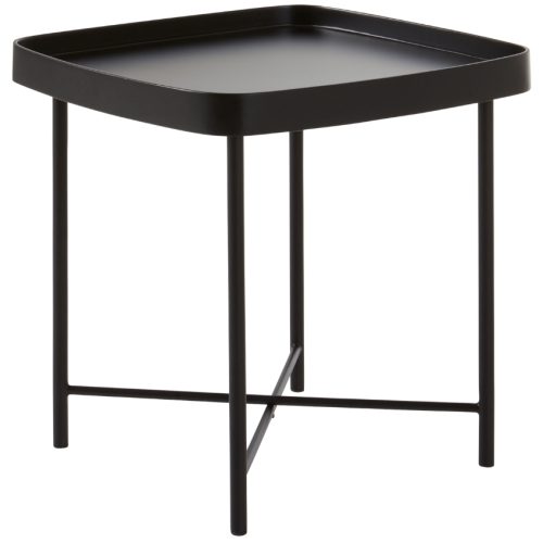 Jotex Černý lakovaný odkládací stolek TACOMA 50 X 50 cm Jotex