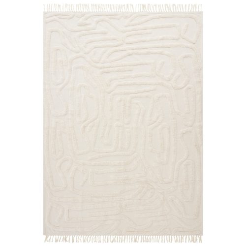 Jotex Bílý bavlněný koberec CORBIE 200 x 300 cm Jotex