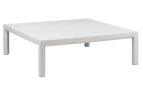 Nardi Bílý plastový zahradní stolek Maximo Tavolino 80 x 80 cm Nardi