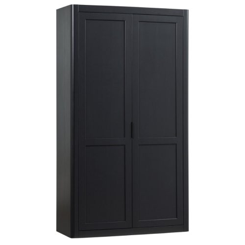 WOOOD Černá dřevěná skříň Graner 217 x 120 cm WOOOD