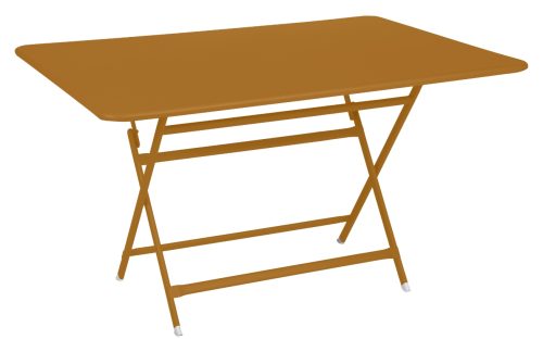 Hnědý kovový skládací stůl Fermob Caractére 128 x 90 cm Fermob