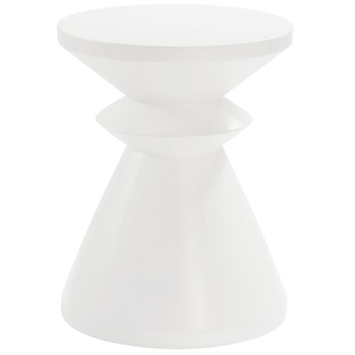 Jotex Bílý dřevěný odkládací stolek HAVANNA 34 cm Jotex