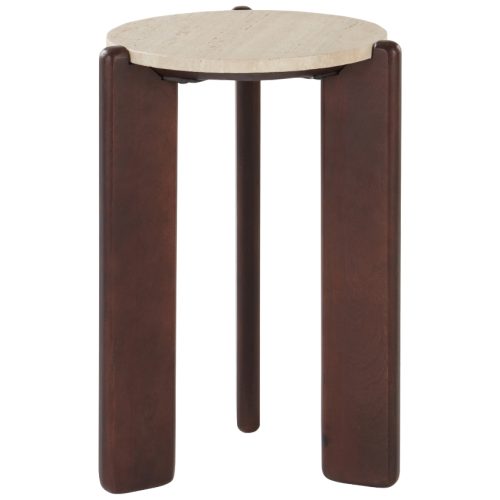 Jotex Béžový kamenný odkládací stolek TILOU 37 cm Jotex