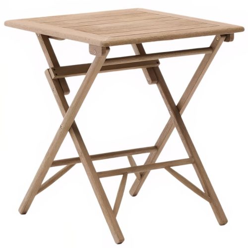 Dřevěný zahradní skládací stůl Kave Home Dandara 66 x 66 cm Kave Home