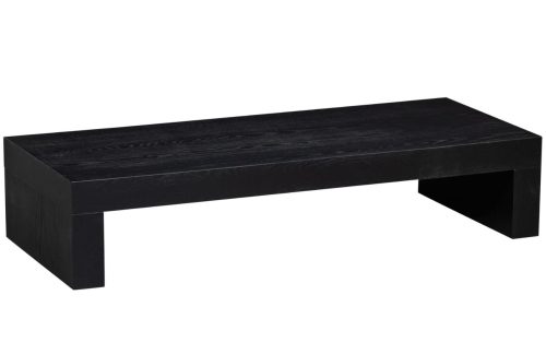WOOOD Černý konferenční stolek Miro 120 x 50 cm WOOOD