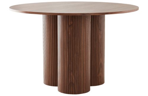 Jotex Tmavý dřevěný jídelní stůl TAVIRA 120 cm Jotex