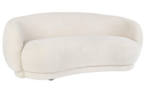 Béžová bouclé dvoumístná pohovka Bizzotto Tecla 191 cm Bizzotto