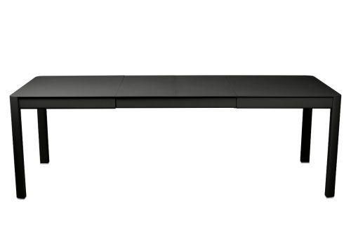 Černý kovový rozkládací zahradní stůl Fermob Ribambelle 149/234 x 100 cm Fermob