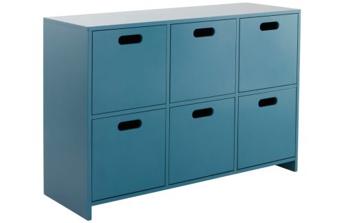 Jotex Tmavě modrá lakovaná komoda MONTI 100 x 35 cm Jotex