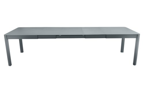 Šedý kovový rozkládací zahradní stůl Fermob Ribambelle 149/299 x 100 cm Fermob