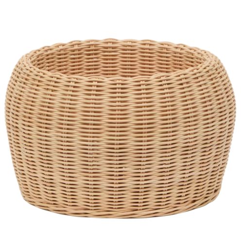 Ratanový dekorativní koš Kave Home Zilna ⌀ 31 cm Kave Home
