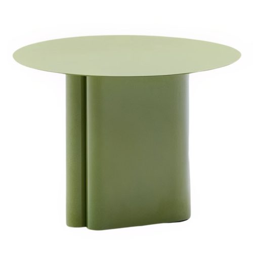 Zelený kovový odkládací stolek Kave Home Arvin 55 cm Kave Home