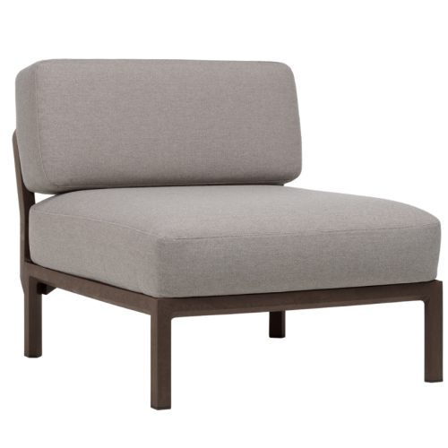 Nardi Šedý zahradní modul Maximo s hnědou podnoží Nardi