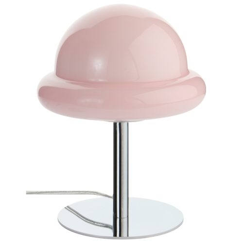 Jotex Světle růžová skleněná stolní lampa BUBBA Jotex