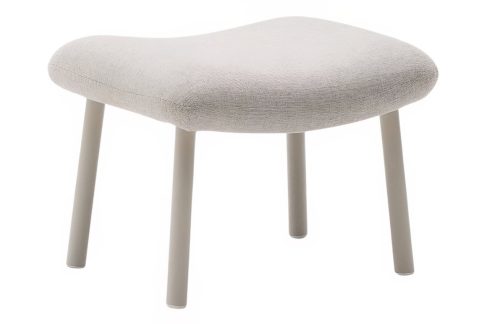 Béžová čalouněná podnožka křeslo Kave Home Inari 60 x 50 cm Kave Home
