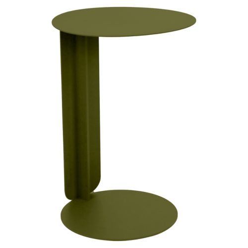 Zelený kovový zahradní odkládací stolek Fermob Bebop 40 cm Fermob