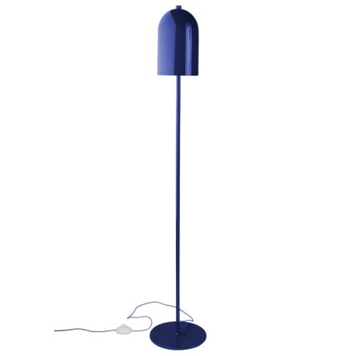 Jotex Modrá kovová stojací lampa ARA 130 cm Jotex