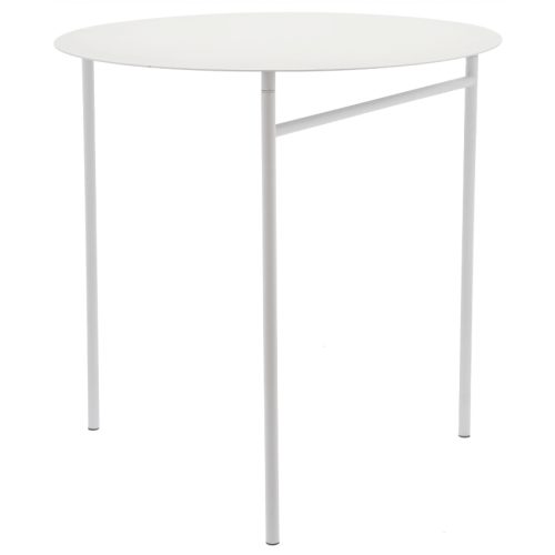 Zone Denmark Světle šedý kovový zahradní skládací stůl Disc 70 cm Zone Denmark