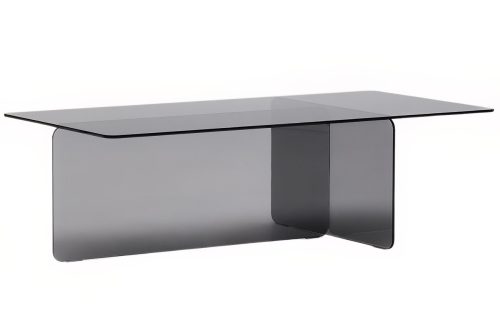 Šedý skleněný konferenční stolek Kave Home Zaren 120 x 60 cm Kave Home