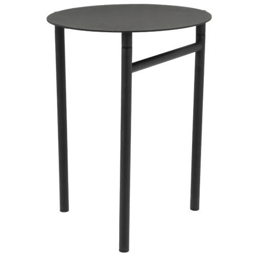 Zone Denmark Černá kovová zahradní skládací stolička Disc 33 cm Zone Denmark
