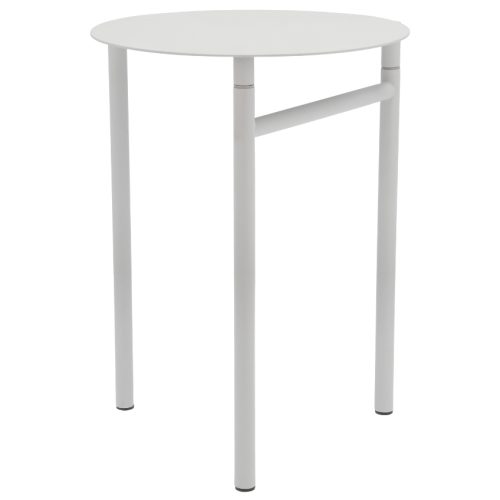 Zone Denmark Světle šedá kovová zahradní skládací stolička Disc 33 cm Zone Denmark