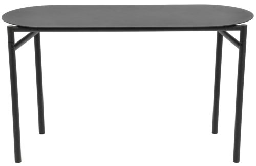 Zone Denmark Černá kovová zahradní skládací lavice Disc 90 cm Zone Denmark