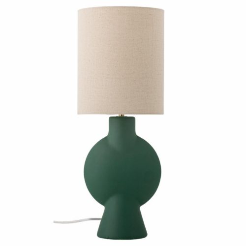 Zelená kameninová stolní lampa Bloomingville Sergio Bloomingville