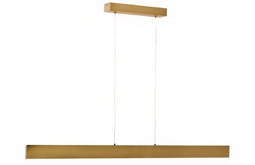 Zlaté závěsné LED světlo Kave Home Boadella 101 cm Kave Home