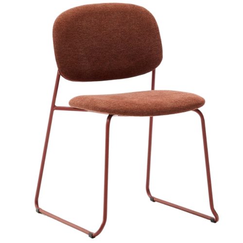 Terakotově červená jídelní židle Kave Home Meli Kave Home