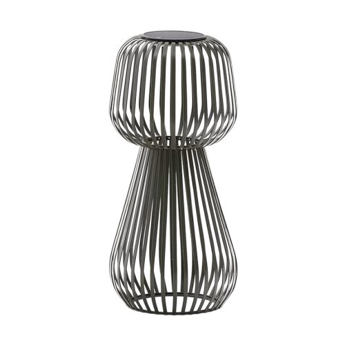 Zelená kovová zahradní solární LED lampa Kave Home Reiba Kave Home