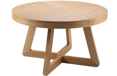 Dubový rozkládací jídelní stůl MICADONI Dustin 130/230 x 130 cm Micadoni
