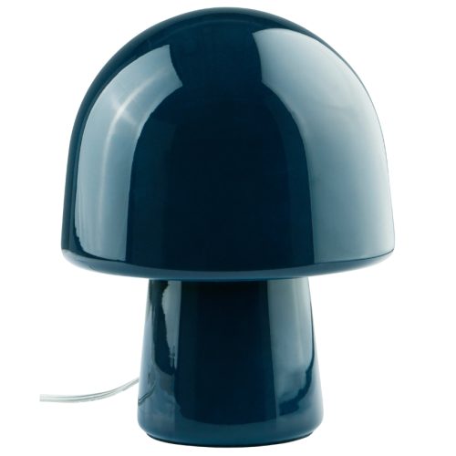 Jotex Tmavě modrá skleněná stolní lampa THETYS Jotex