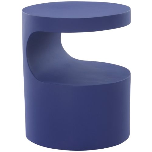 Jotex Modrý kovový odkládací stolek PICTON 40 cm Jotex