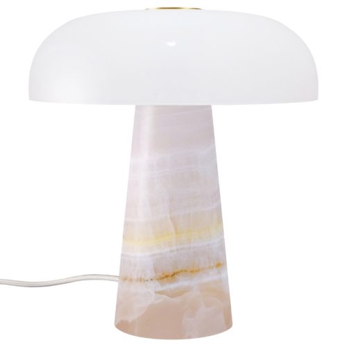Nordlux Růžová mramorová stolní lampa Glossy Mini Nordlux