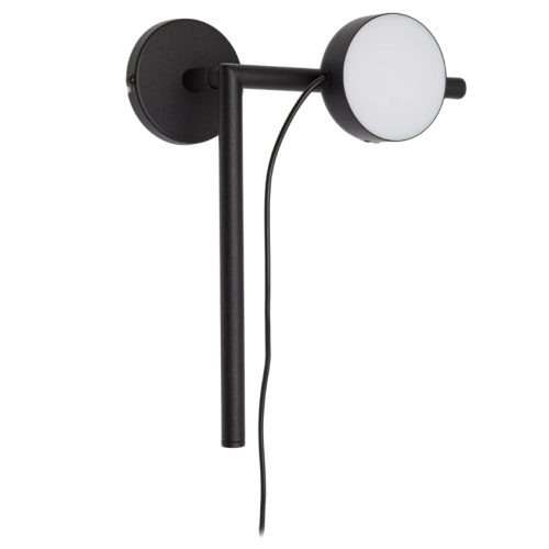 Černé kovové nástěnné světlo Kave Home Orey Kave Home