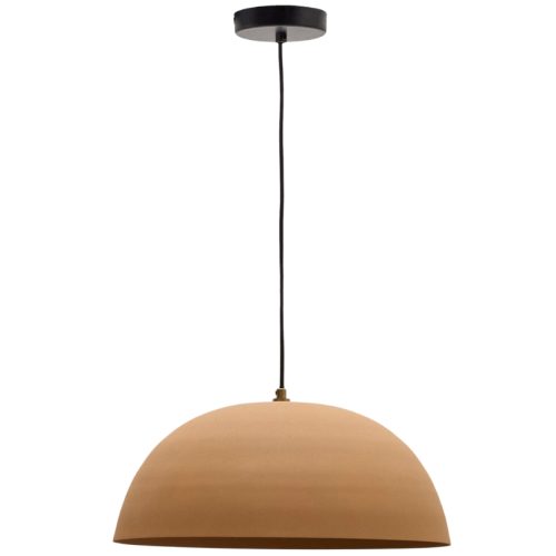 Béžové kovové závěsné světlo Kave Home Nibla 46 cm Kave Home